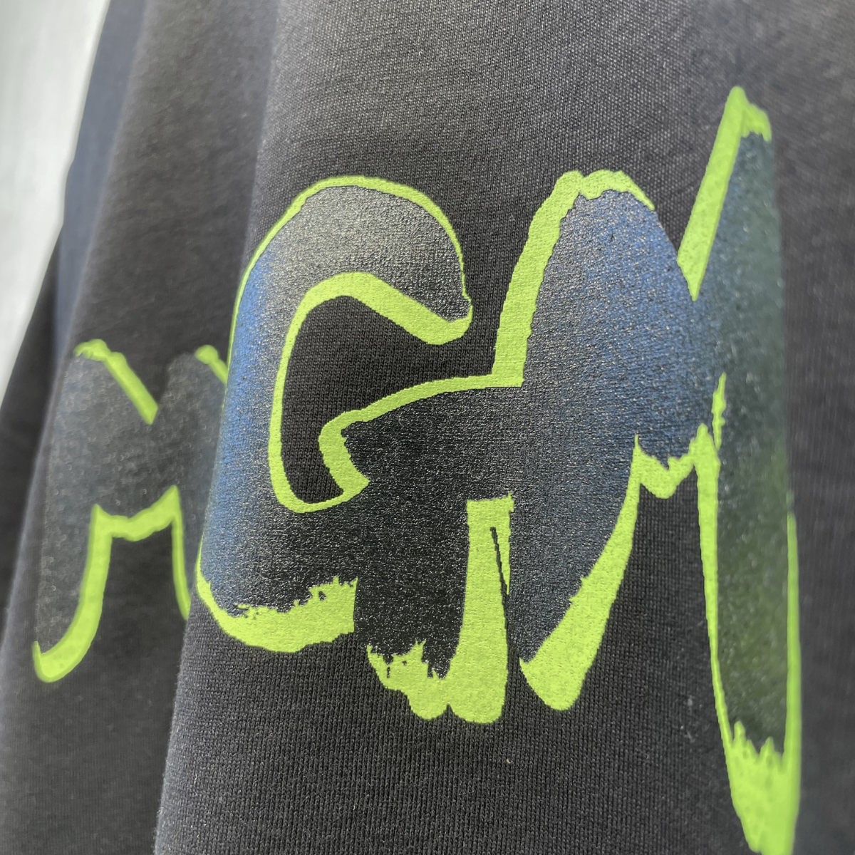 MSGM MSGM New Brushstroke W Logo T-Shirt 画像5