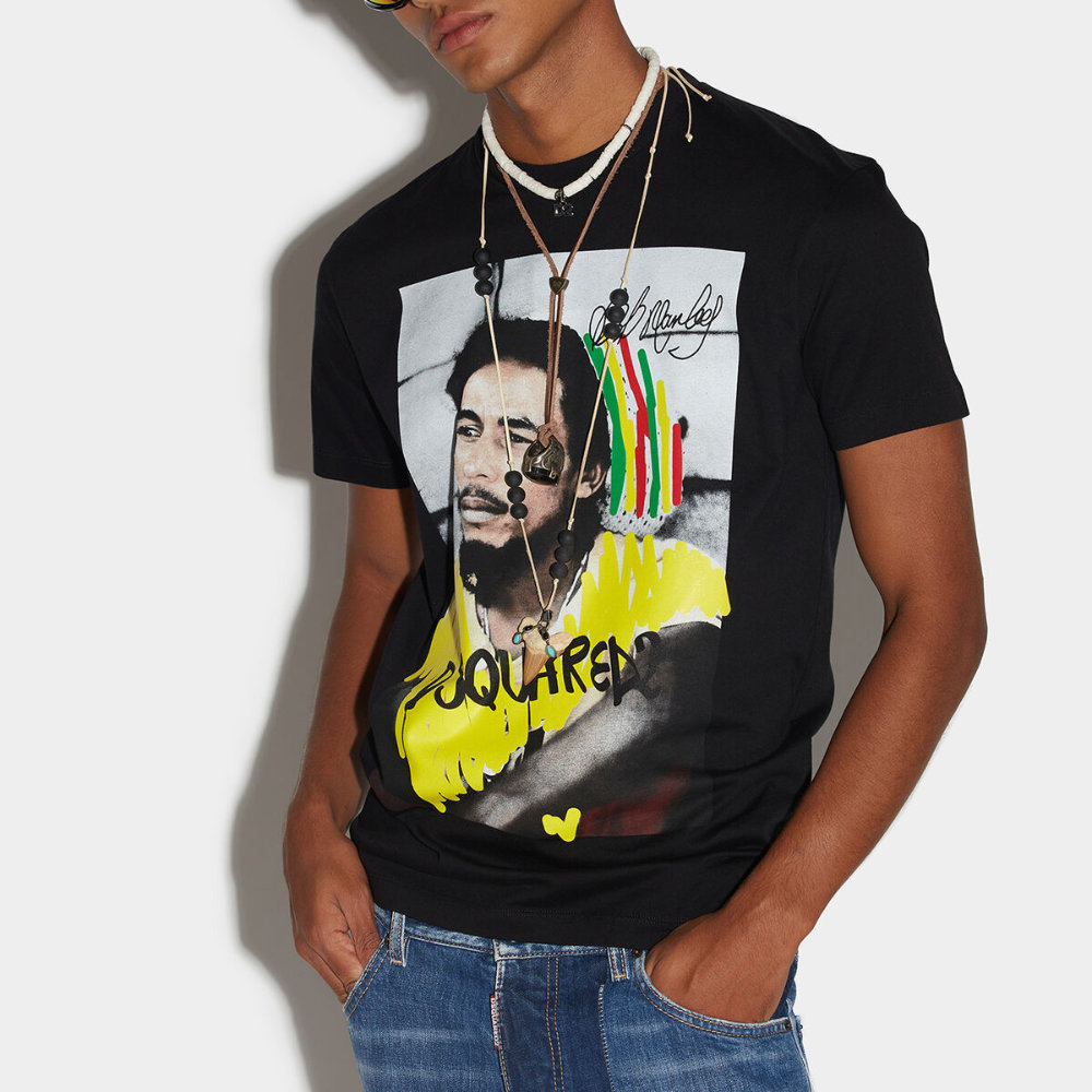 DSQUARED2 Bob Marley Cool T-Shirt画像3