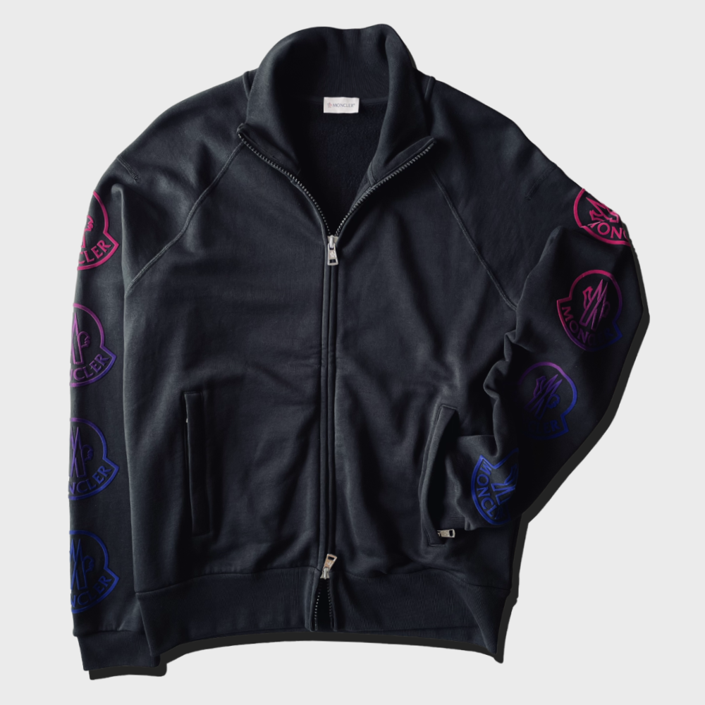 MONCLER SWEAT TRACK JACKET(with NEON SLEEVE)画像3