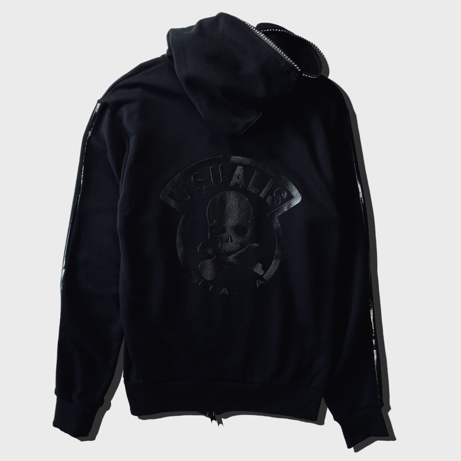 USUALIS Swarovski Full Zip Parka(Guitar Skull)画像9