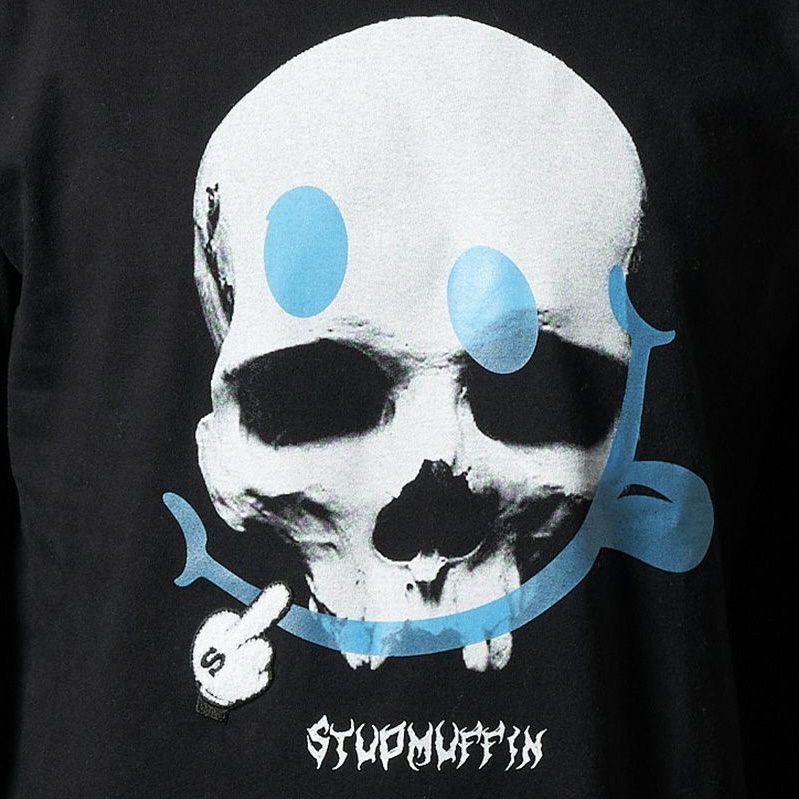 STUD MUFFIN  LS T-Shirts(Smily Skull)画像8