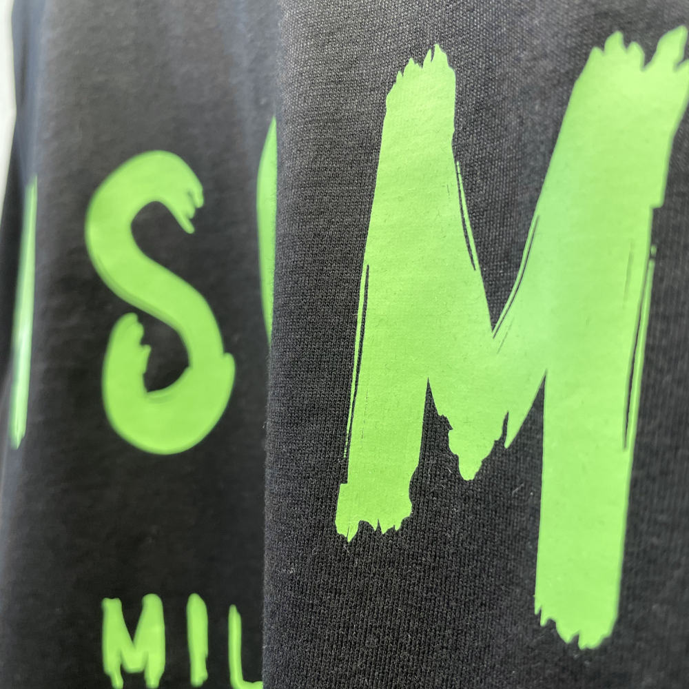MSGM MSGM BRUSH LOGO T-Shirt [GREEN] 画像5