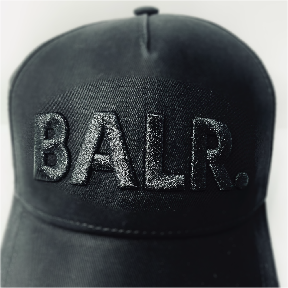 BALR Classic Cotton Cap(Black/Black)画像4