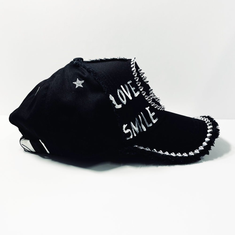 Anne Coquine SILVER Studs&Paint Cap Smile  (x Kenji Katayama)画像6