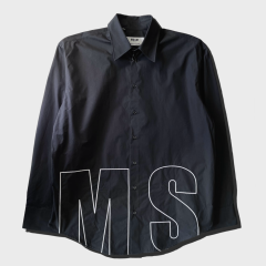 MSGM “MACRO LOGO” Embroidery  LS Shirts 画像1