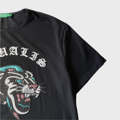 BLACK PANTHER Rhinestone Tee [RELAX FIT]画像3